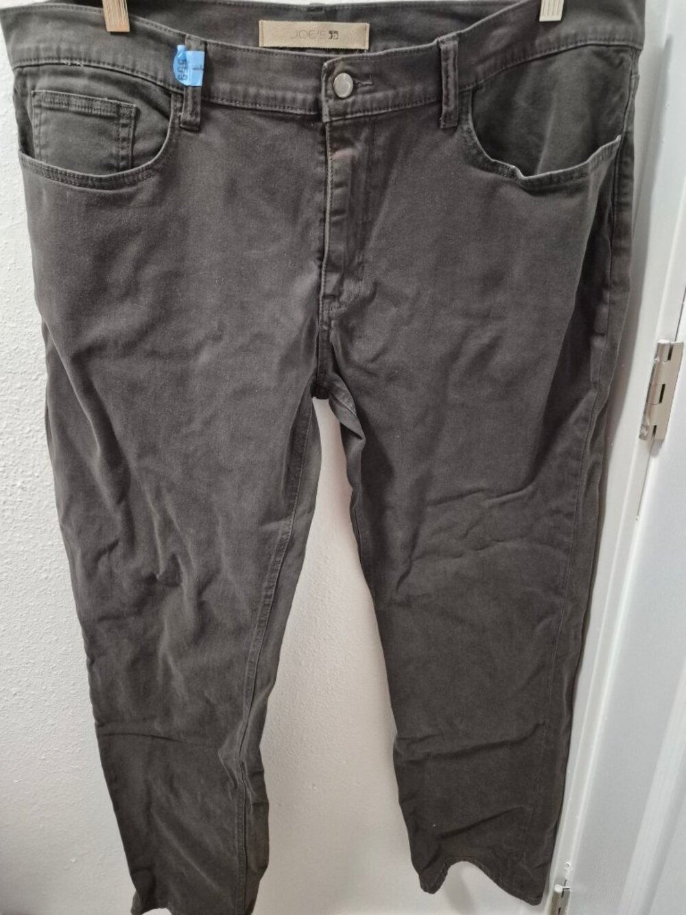 Joes Mens Black Slim Fit Jeans Size 40 98% Cotton 2% Spandex